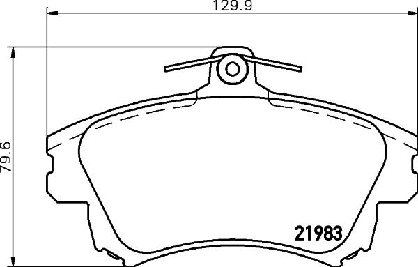 DON PCP1345 - Bremžu uzliku kompl., Disku bremzes ps1.lv