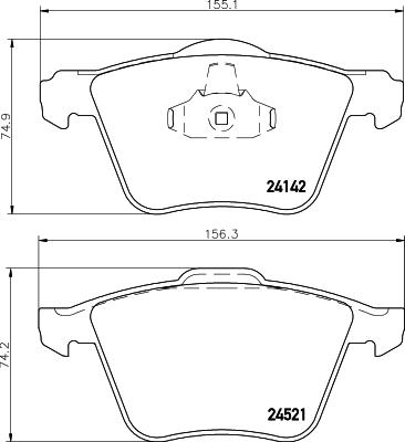 DON PCP1377 - Bremžu uzliku kompl., Disku bremzes ps1.lv