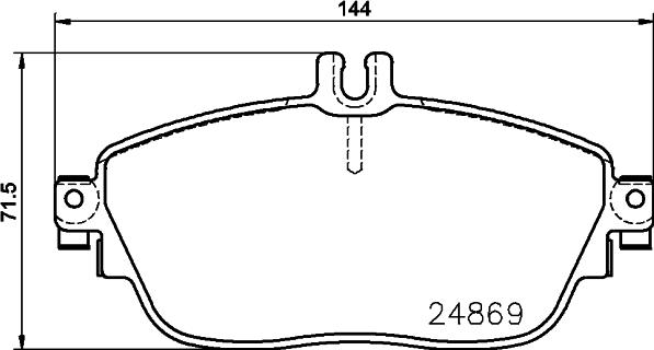 DON PCP1258 - Bremžu uzliku kompl., Disku bremzes ps1.lv