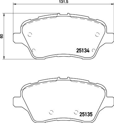 DON PCP1219 - Bremžu uzliku kompl., Disku bremzes ps1.lv