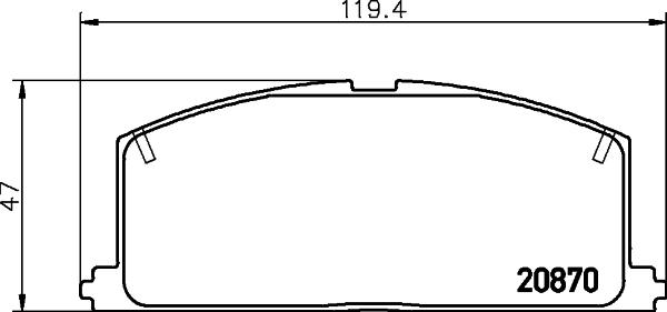 DON PCP1285 - Bremžu uzliku kompl., Disku bremzes ps1.lv