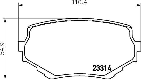 DON PCP1276 - Bremžu uzliku kompl., Disku bremzes ps1.lv