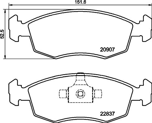 DON PCP1792 - Bremžu uzliku kompl., Disku bremzes ps1.lv