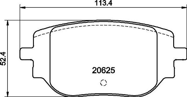 DON PCP2083 - Bremžu uzliku kompl., Disku bremzes ps1.lv