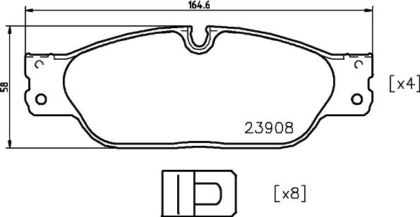 DON PCP2141 - Bremžu uzliku kompl., Disku bremzes ps1.lv