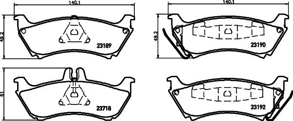 DON PCP2203 - Bremžu uzliku kompl., Disku bremzes ps1.lv