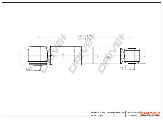 Dr!ve+ DP1610.10.0040 - Amortizators ps1.lv