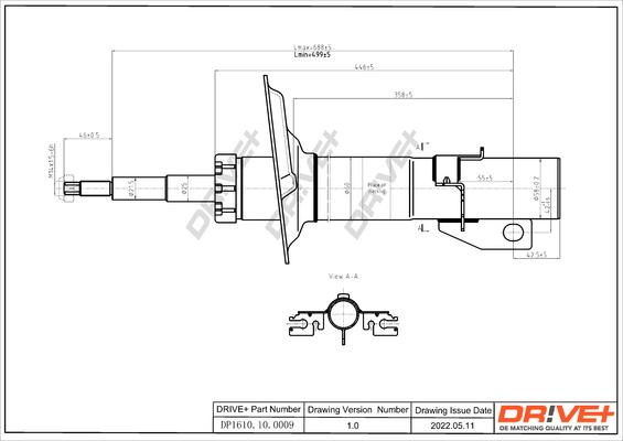 Dr!ve+ DP1610.10.0009 - Amortizators ps1.lv