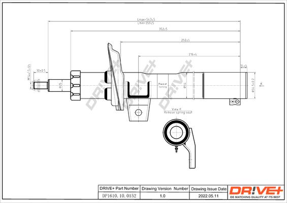 Dr!ve+ DP1610.10.0152 - Amortizators ps1.lv