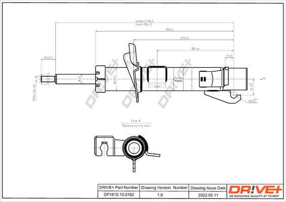 Dr!ve+ DP1610.10.0162 - Amortizators ps1.lv