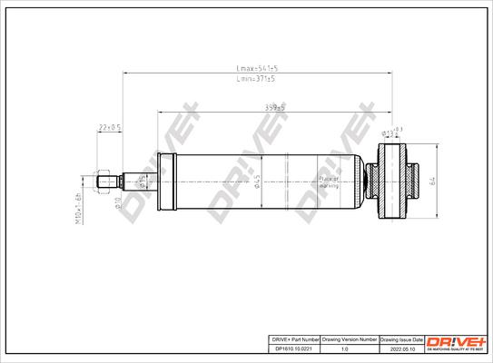 Dr!ve+ DP1610.10.0221 - Amortizators ps1.lv