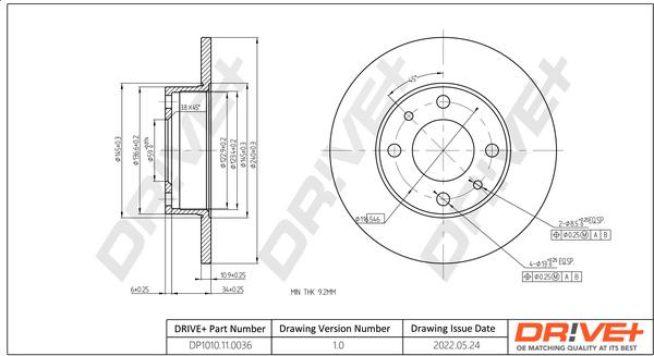 Brembo 08 5085 10 - Bremžu diski ps1.lv