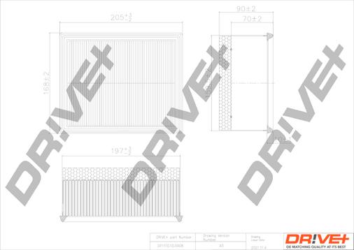 Dr!ve+ DP1110.10.0408 - Gaisa filtrs ps1.lv