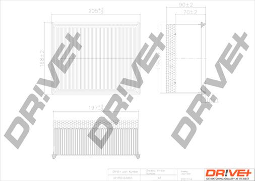 Dr!ve+ DP1110.10.0407 - Gaisa filtrs ps1.lv