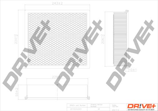 Dr!ve+ DP1110.10.0571 - Gaisa filtrs ps1.lv