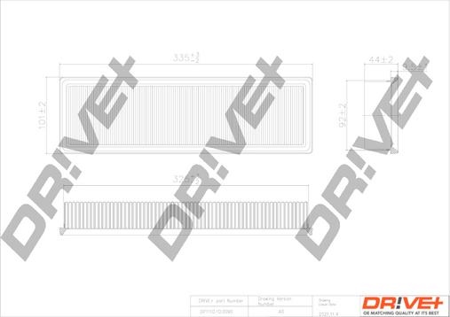 Dr!ve+ DP1110.10.0090 - Gaisa filtrs ps1.lv