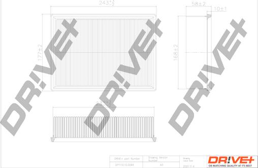 Dr!ve+ DP1110.10.0044 - Gaisa filtrs ps1.lv