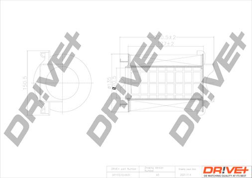 Dr!ve+ DP1110.10.0031 - Gaisa filtrs ps1.lv