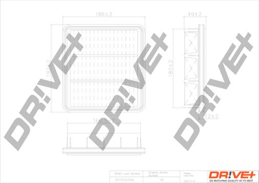 Dr!ve+ DP1110.10.0162 - Gaisa filtrs ps1.lv