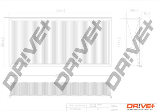 Dr!ve+ DP1110.10.0127 - Gaisa filtrs ps1.lv