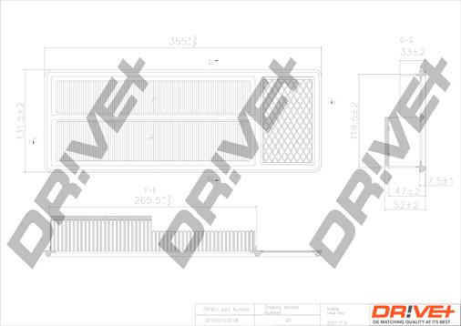 Dr!ve+ DP1110.10.0178 - Gaisa filtrs ps1.lv