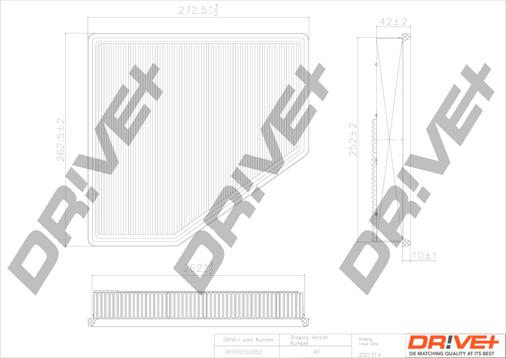 Dr!ve+ DP1110.10.0353 - Gaisa filtrs ps1.lv