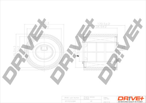 Dr!ve+ DP1110.10.0264 - Gaisa filtrs ps1.lv