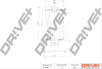 Dr!ve+ DP1110.11.0098 - Eļļas filtrs ps1.lv