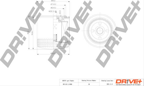 Dr!ve+ DP1110.11.0048 - Eļļas filtrs ps1.lv