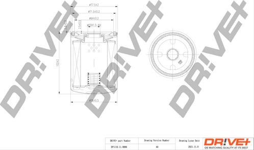 Dr!ve+ DP1110.11.0066 - Eļļas filtrs ps1.lv