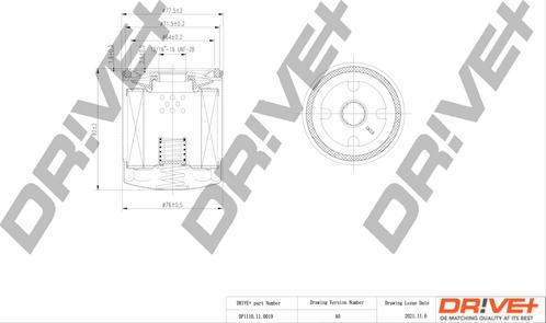 Dr!ve+ DP1110.11.0019 - Eļļas filtrs ps1.lv