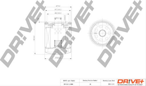 Dr!ve+ DP1110.11.0089 - Eļļas filtrs ps1.lv