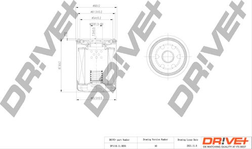 Dr!ve+ DP1110.11.0035 - Eļļas filtrs ps1.lv