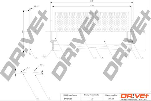 Dr!ve+ DP1110.11.0024 - Eļļas filtrs ps1.lv