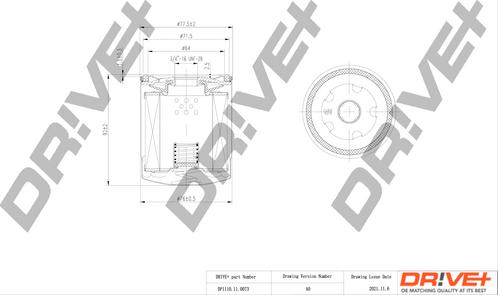 Dr!ve+ DP1110.11.0073 - Eļļas filtrs ps1.lv