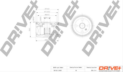 Dr!ve+ DP1110.11.0072 - Eļļas filtrs ps1.lv