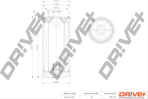 Dr!ve+ DP1110.11.0145 - Eļļas filtrs ps1.lv