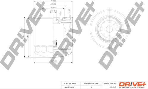 Dr!ve+ DP1110.11.0142 - Eļļas filtrs ps1.lv