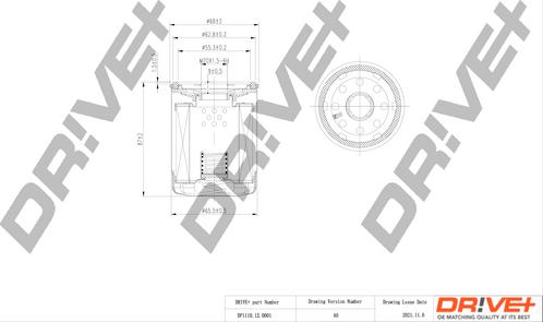 Dr!ve+ DP1110.11.0150 - Eļļas filtrs ps1.lv