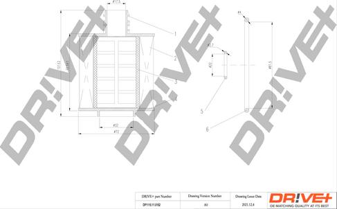 Dr!ve+ DP1110.11.0152 - Eļļas filtrs ps1.lv