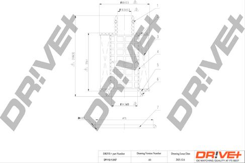 Dr!ve+ DP1110.11.0107 - Eļļas filtrs ps1.lv