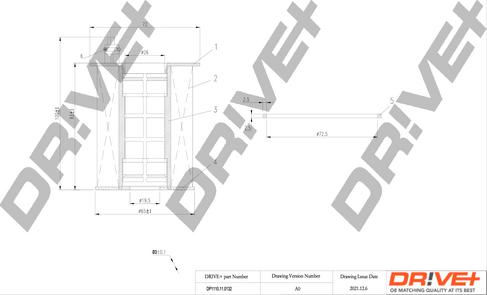 Dr!ve+ DP1110.11.0132 - Eļļas filtrs ps1.lv