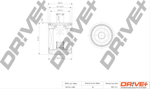 Dr!ve+ DP1110.11.0301 - Eļļas filtrs ps1.lv