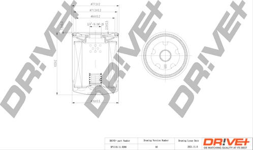 Dr!ve+ DP1110.11.0266 - Eļļas filtrs ps1.lv