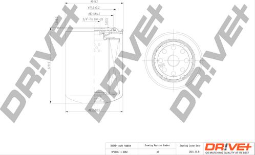 Dr!ve+ DP1110.11.0262 - Eļļas filtrs ps1.lv