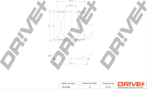 Dr!ve+ DP1110.11.0203 - Eļļas filtrs ps1.lv