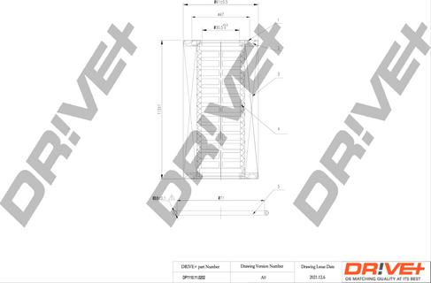 Dr!ve+ DP1110.11.0202 - Eļļas filtrs ps1.lv