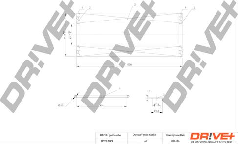 Dr!ve+ DP1110.11.0212 - Eļļas filtrs ps1.lv