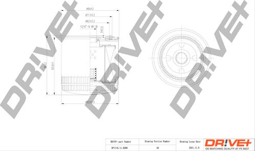 Dr!ve+ DP1110.11.0289 - Eļļas filtrs ps1.lv