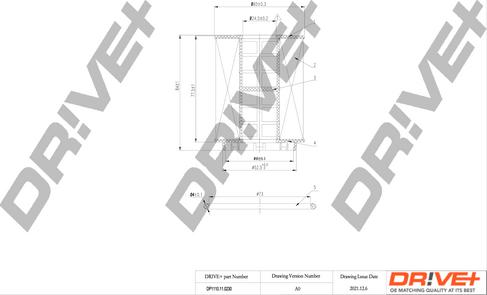 Dr!ve+ DP1110.11.0230 - Eļļas filtrs ps1.lv